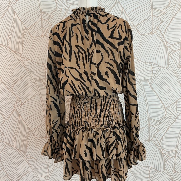 TCEC Zebra Print Ruffle Blouse - Picture 3 of 4